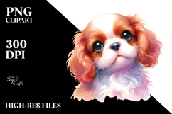 Expressive Cavalier King Charles Watercolor Product Image 2