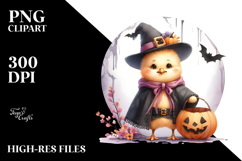 Cute Halloween Chicken PNG Product Image 2