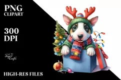 Watercolor Cow with Party Hat, PNG Product Image 3