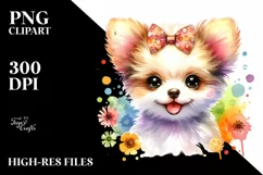 Colorful Cute Dog PNG Product Image 3