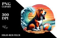 Basset Hound in Sunset Beach Product Image 2