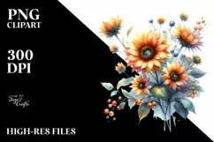 Vibrant Sunflower, Transparent PNG Product Image 1