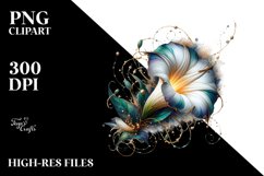 Abstract Detailed Shiny Material Watercolor Splash Morning Product Image 3