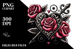 Tattoo Heart PNG Product Image 2