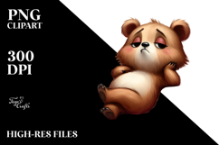 Whimsical Bear PNG Product Image 2