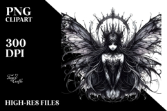 Detailed Gothic Fairy PNG Product Image 2