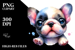Expressive Baby French Bulldog PNG Product Image 2