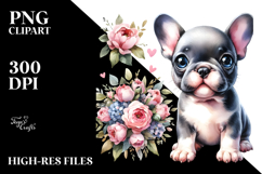 Expressive Baby French Bulldog PNG Product Image 2