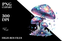 Shiny Celestial Mushroom PNG Product Image 2