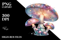 Shiny Celestial Mushroom PNG Product Image 2