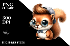 Energetic Baby Squirrel PNG Product Image 2