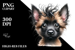 Expressive Malinois Watercolor, Transparent PNG Product Image 2