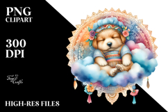 Boho Baby Puppy PNG Product Image 2