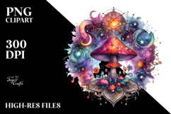 Magical Mushroom Tarot PNG Product Image 2