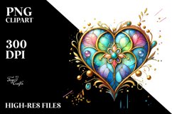 Colorful Heart PNG Product Image 2