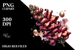 Golden Snapdragon Shiny Clipart Product Image 1