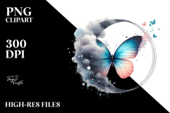Digital Boho Butterfly PNG Product Image 2