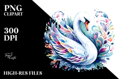 Vibrant Swan PNG Product Image 2