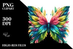 Vibrant Butterfly Clipart Product Image 3
