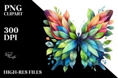 Vibrant Butterfly Clipart Product Image 1