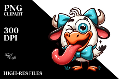 Whimsical Bird with Large Udder PNG Product Image 2