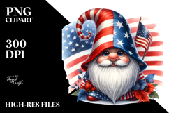 watercolor patriotic gnome Product Image 2