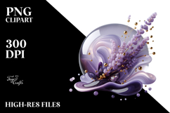 Glossy Lavender Made of PNG Product Image 2