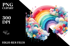 Colorful Pastel Rainbow PNG Product Image 2