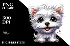 Baby West Highland White Terrier, PNG Product Image 2