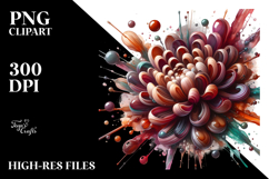 Abstract Glossy Chrysanthemum Candy Like Material Product Image 2