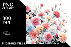 Colorful Bottle with Small Carnation | Clipart Product Image 3