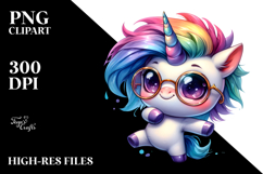 Funny Baby Unicorn PNG Product Image 2