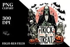 Trick or Treat Undead, Transparent PNG Product Image 1