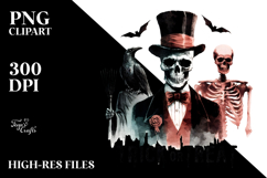 Washed Undead Text Trick or Treat, Transparent PNG Product Image 2