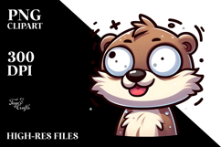 Ridiculously Cute Otter, Transparent PNG Product Image 2