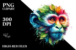 Vibrant Monkey Clipart Product Image 3