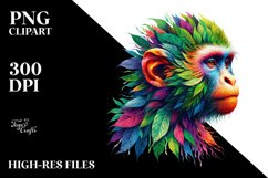 Vibrant Monkey Clipart Product Image 3