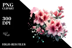 Azalea Made of , High-Resolution PNG Product Image 2