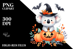 Simple Koala Halloween Design Product Image 2