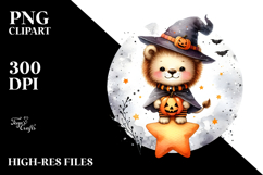 Cute Halloween Lion PNG Product Image 2