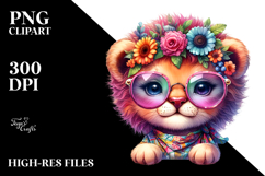 Vibrant Baby Lion PNG Product Image 2
