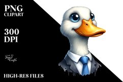 Funny Duck Clipart Product Image 1