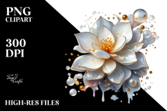 Abstract Glossy Gardenia, Transparent PNG Product Image 2