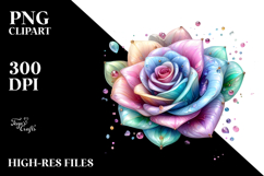 Detailed Vibrant Rose made of , Transparent PNG Product Image 2