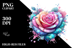 Detailed Vibrant Rose made of , Transparent PNG Product Image 2
