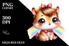 Watercolor Cute Smiling Baby with Big Eyes Product Image 2