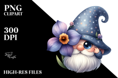 Cute Floral GNOME PNG Product Image 2