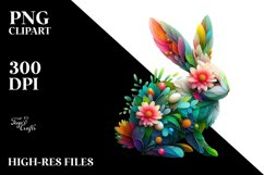 Vibrant y Bunny Clipart Product Image 1