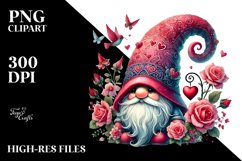 Detailed Valentines Gnome PNG Product Image 2