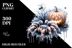 Simple Halloween Creepy Crawler, Transparent PNG Product Image 3